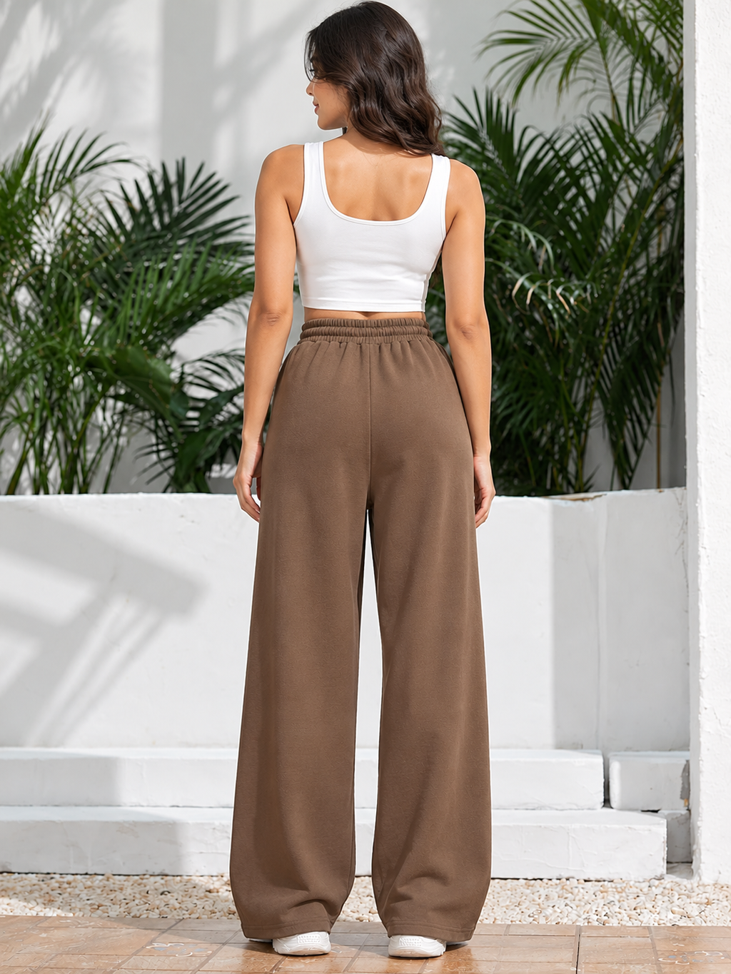 Women's Wide-Leg Lower with Drawstring