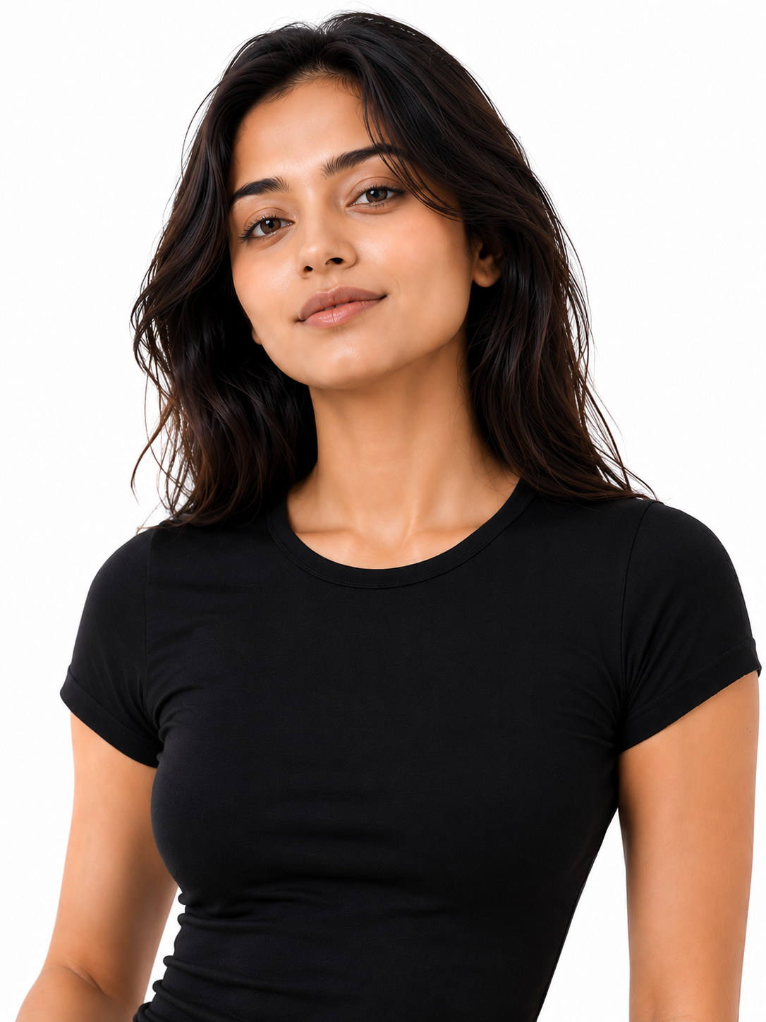 Prefit Women's Premium Baby Tee – 240 GSM Gold Finish Terry Lycra Luxury T-Shirt