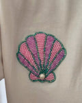 Pearl Shell Embroidered Tank