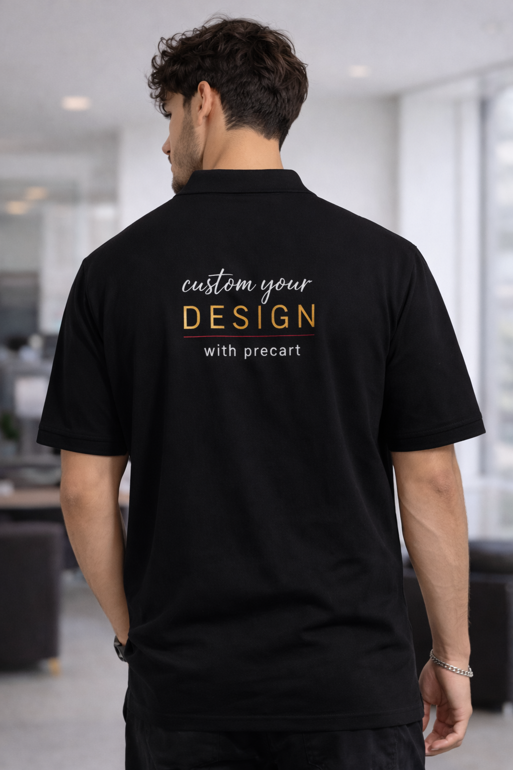 Signature Custom Polo Tee - Navy Blue