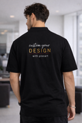 Signature Custom Polo Tee - Black