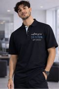 Signature Custom Polo Tee - Navy Blue