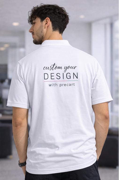 Signature Custom Polo Tee - Navy Blue