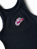 Celestial Moon Embroidered Tank Top