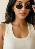 Prefit Women's Premium Ribbed Tank Top – Scoop Neck Cotton Sleeveless Top