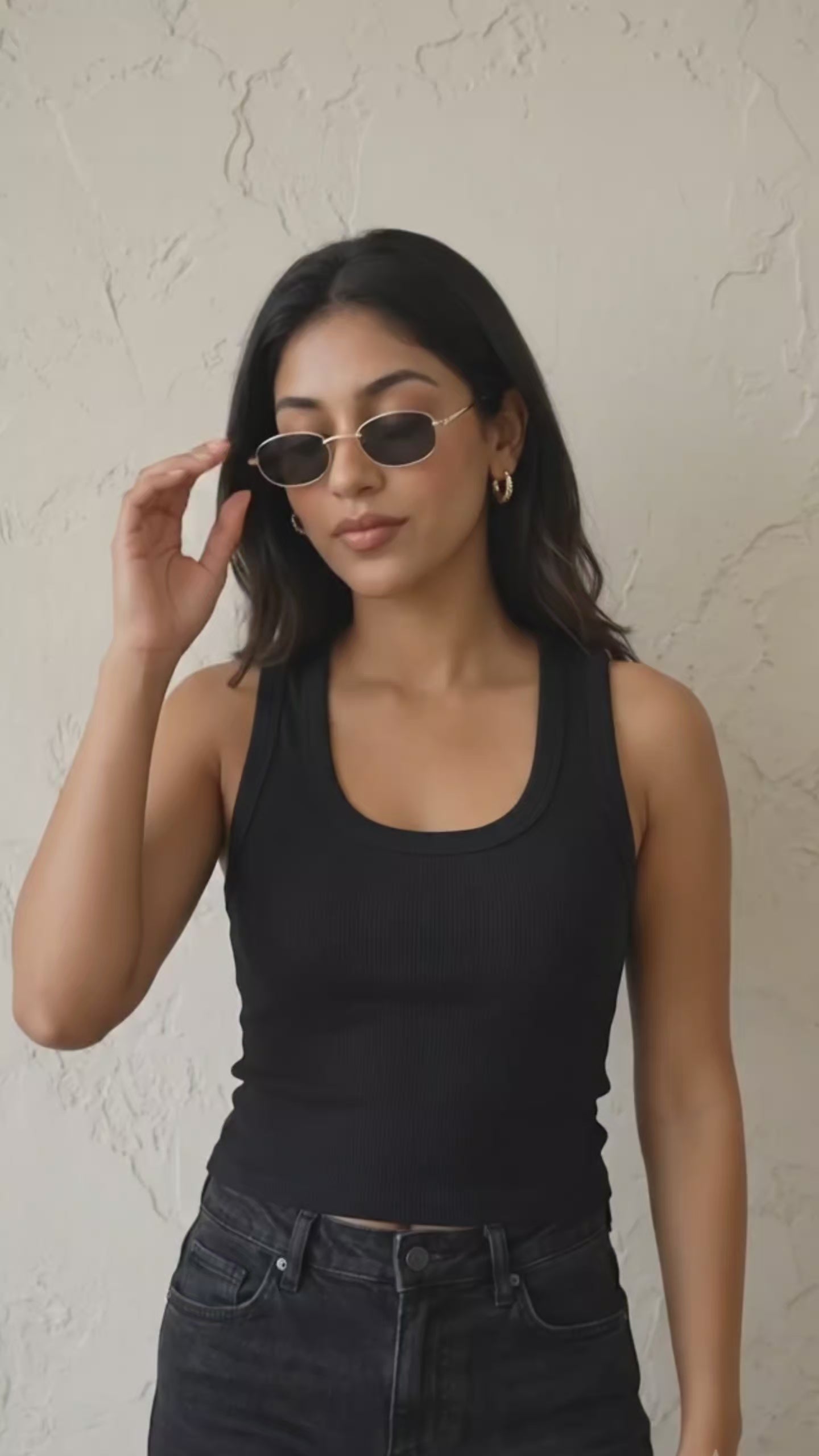 Prefit Women's Premium Ribbed Tank Top – Scoop Neck Cotton Sleeveless Top