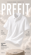 PREFIT Classic Polo - White