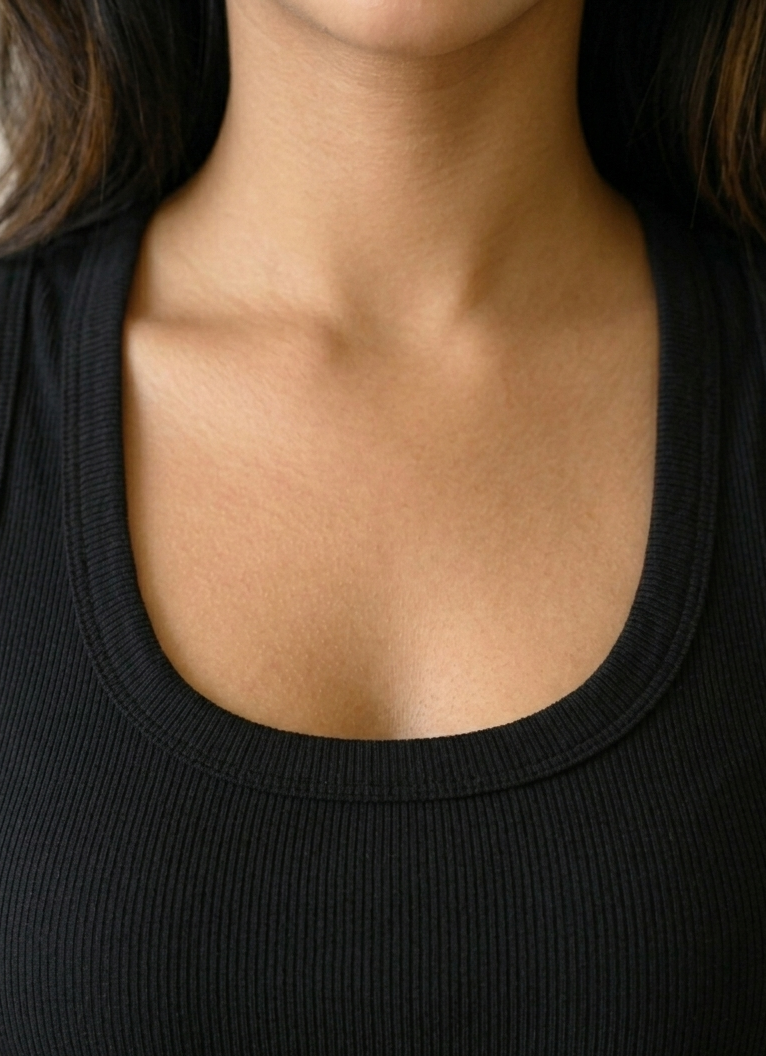 Prefit Women's Premium Ribbed Tank Top – Scoop Neck Cotton Sleeveless Top